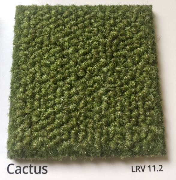 Dahlia Cactus Green Carpet Colour Swatch