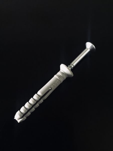 Nylon Hammerfix Screw designed for Brick and Masonry